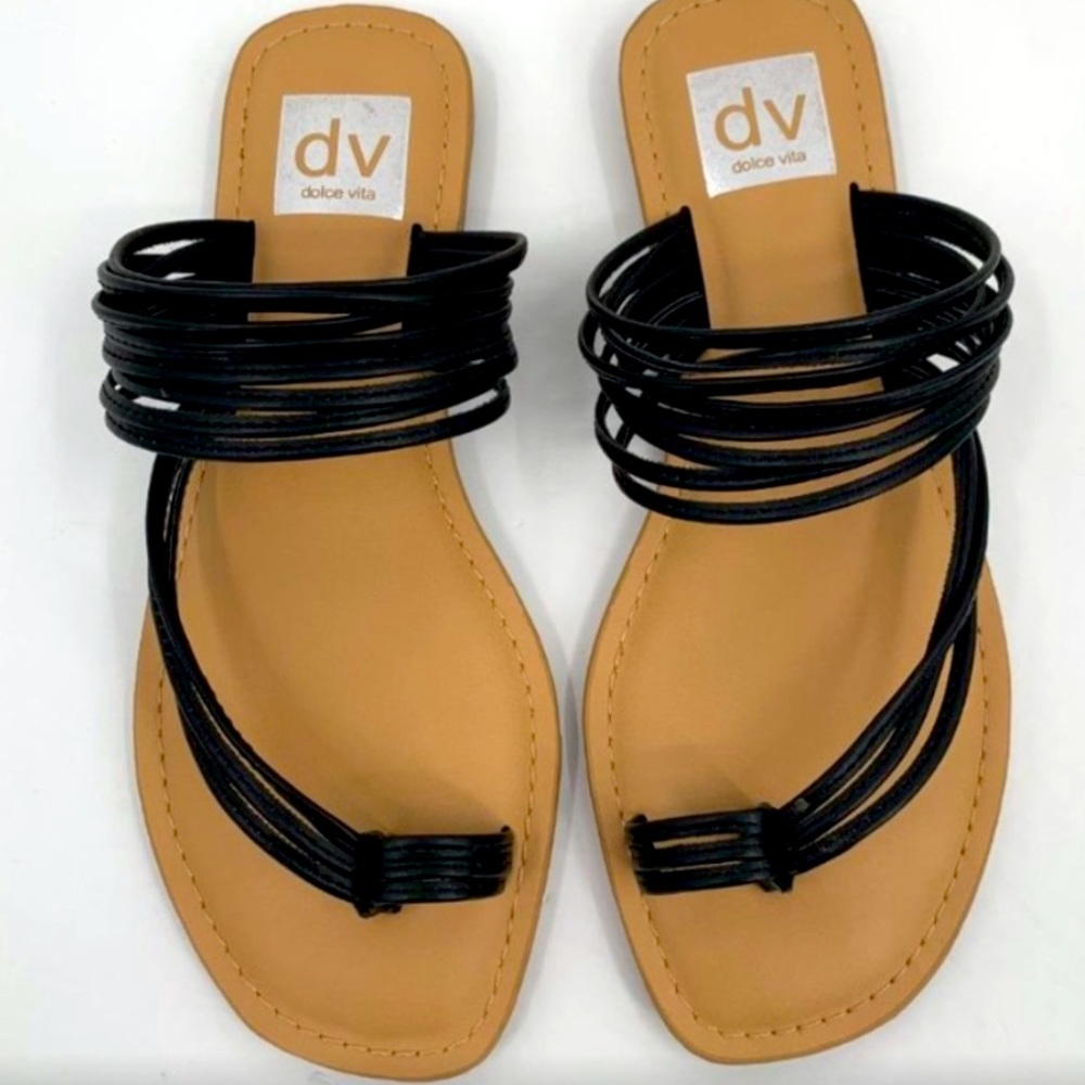 Dv By Dolce Vita Jabbot Women's Faux Leather Sandals